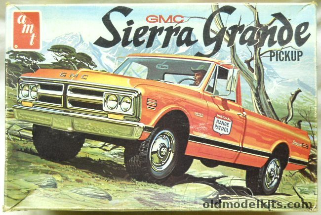 AMT 1/25 GMC Sierra Grande Pickup - Stock / Custom / Drag / Baja, T120-225 plastic model kit